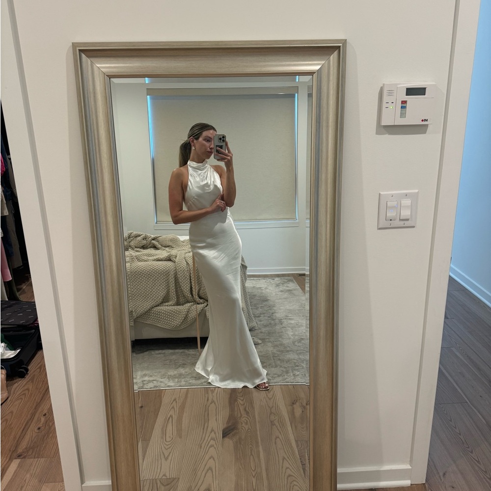 White long dress